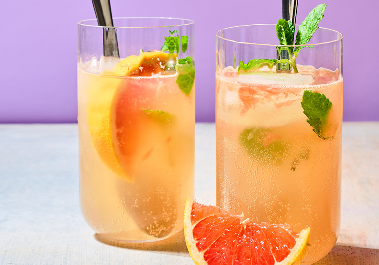 Frisse grapefruitmocktail