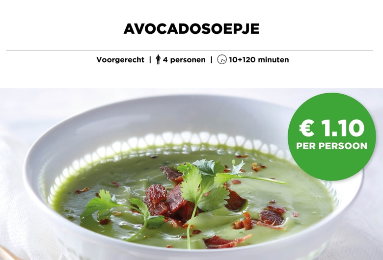 Avocadosoepje