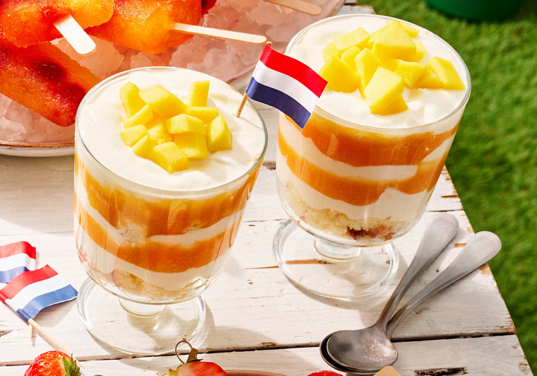 Oranje trifle
