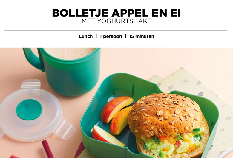 Bolletje appel en ei