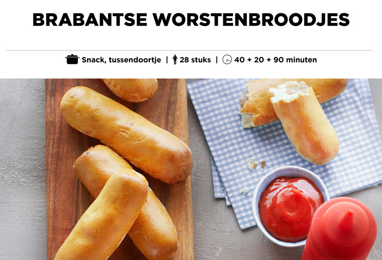 Brabantse worstenbroodjes