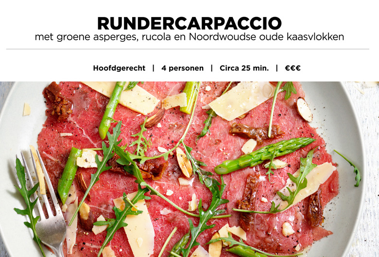 Verse rundercarpaccio