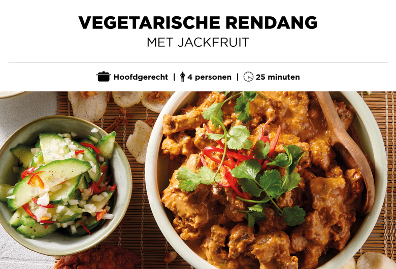 Vegetarische rendang met jackfruit