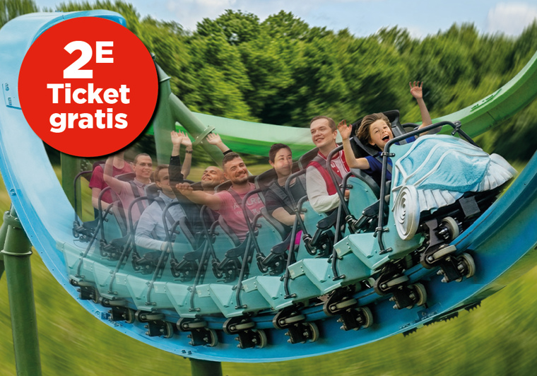 Spaar een gratis 2e Walibi ticket in de Vomar-app!