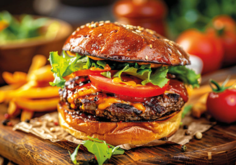 Go-Tan sriracha-burger