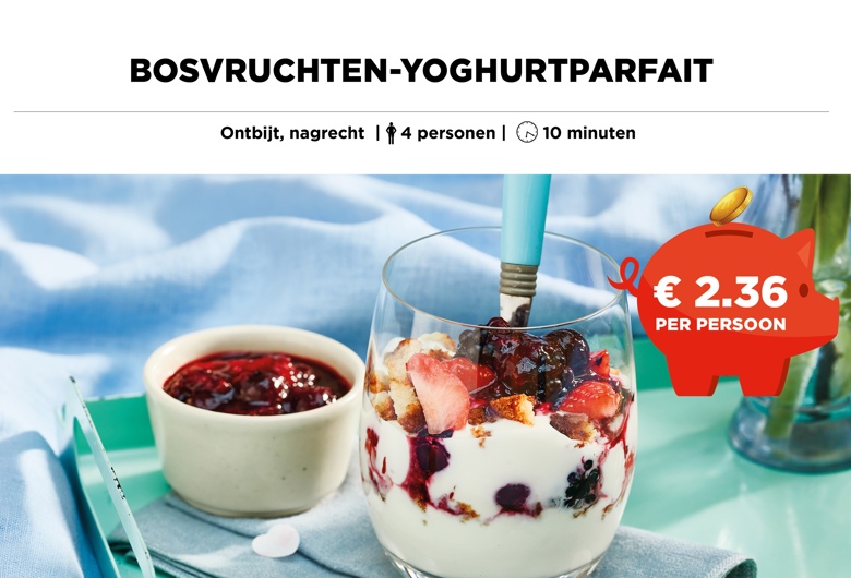 Bosvruchten-yoghurtparfait