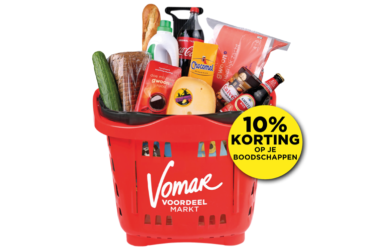 10% korting op je boodschappen