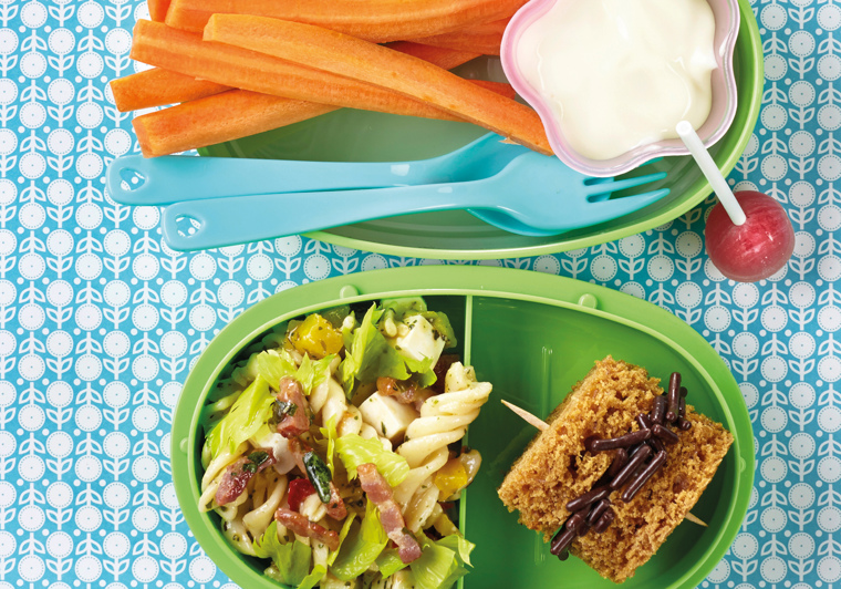 Pastasalade voor in de broodtrommel