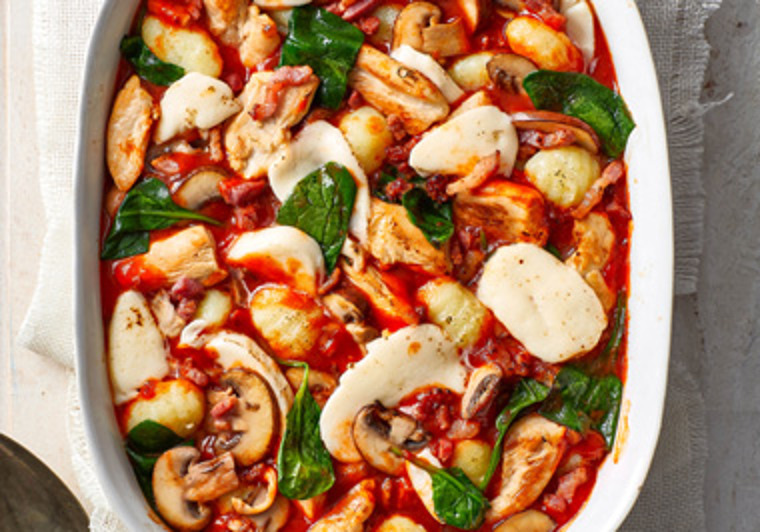 Gegratineerde gnocchi