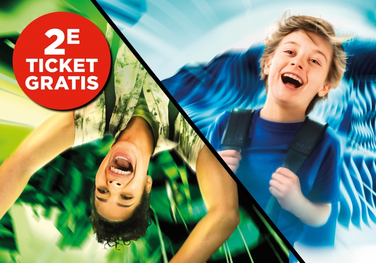 Spaar een gratis 2e Walibi ticket in de Vomar-app!