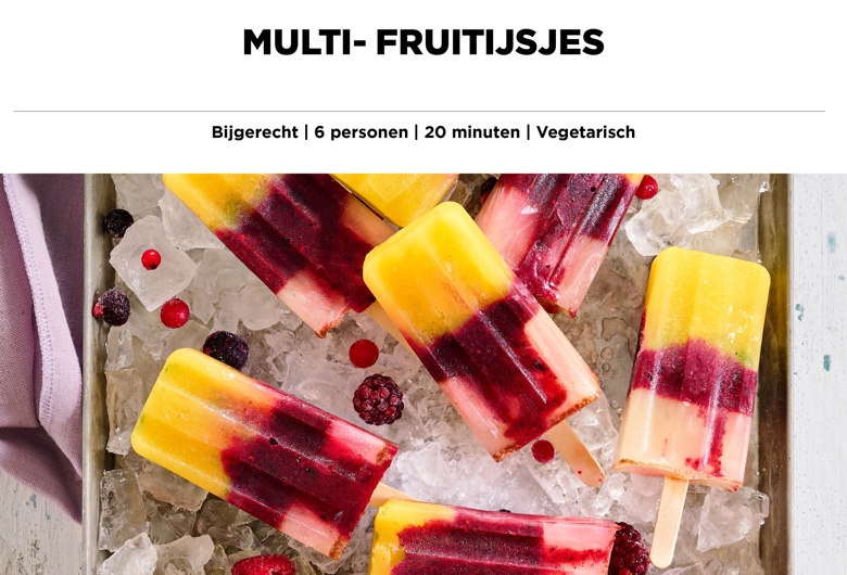 Multi-fruitijsjes