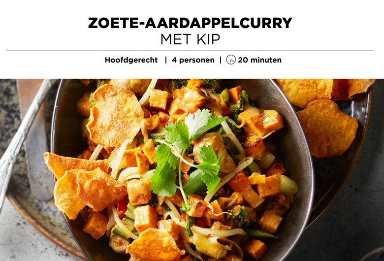 Oosterse keuken met kip