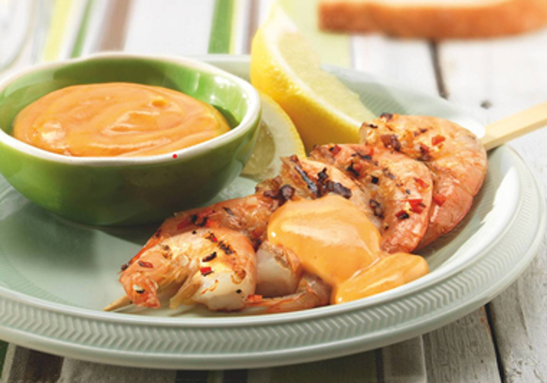 Whiskey-cocktail garnalenspies