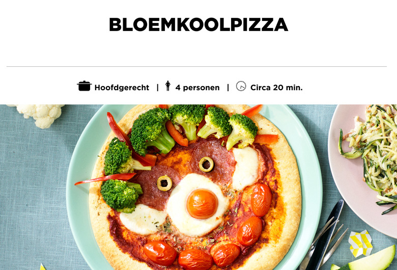 Bloemkoolpizza