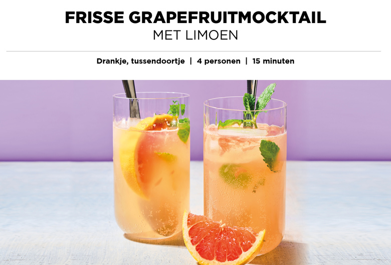 Frisse grapefruitmocktail