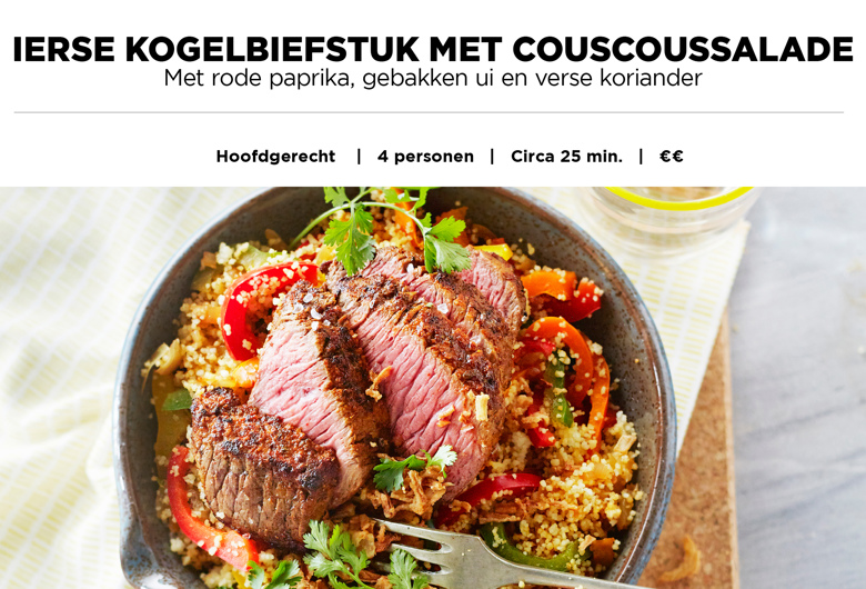 Biefstuk met couscous