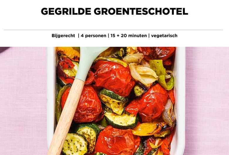 Gegrilde Groenteschotel