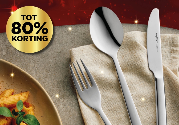 Spaar voor luxe BergHOFF bestek
