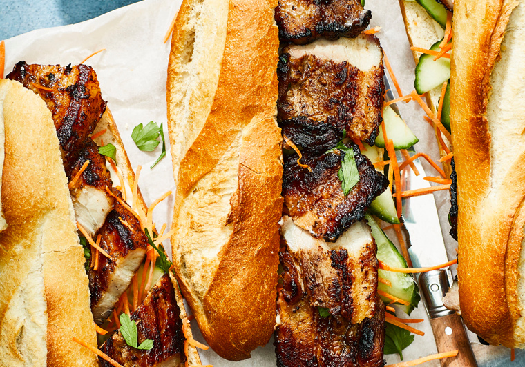 Broodje speklap smokey BBQ