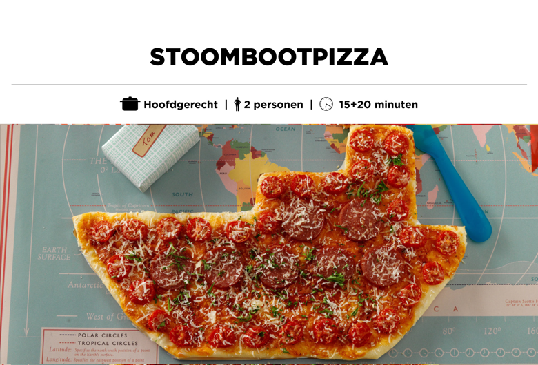 Stoombootpizza