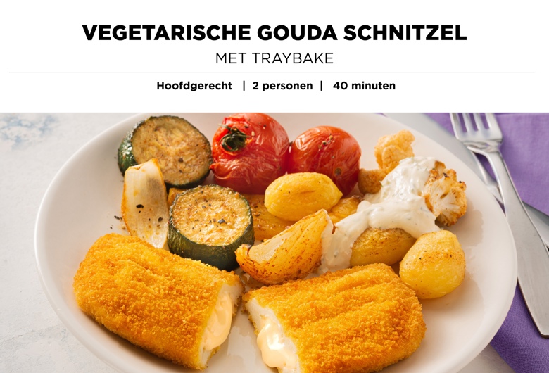Vegetarische Gouda Schnitzel