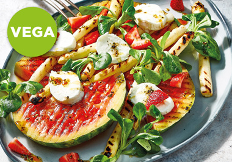 Gegrilde watermeloen