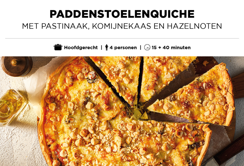 Paddenstoelenquiche
