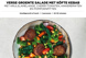 Verse groente salade met Köfte kebab