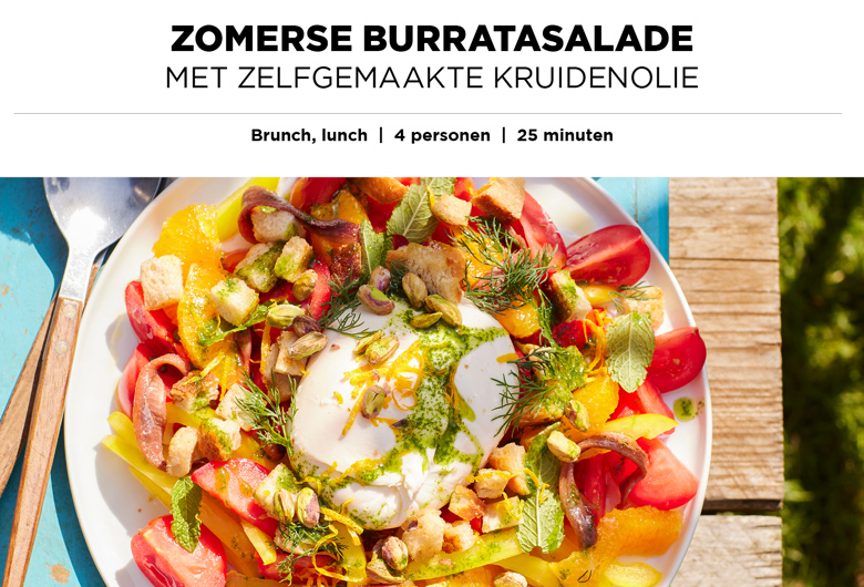 Zomerse Burratasalade