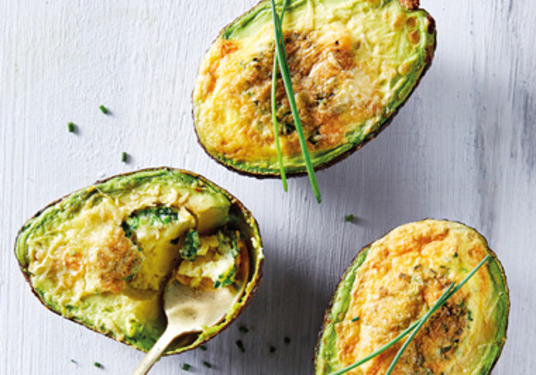 Gegratineerde avocado