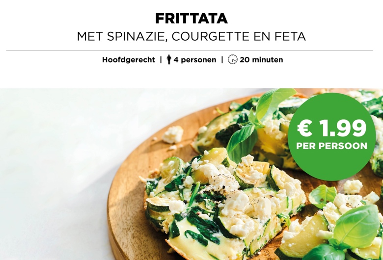 Frittata met spinazie
