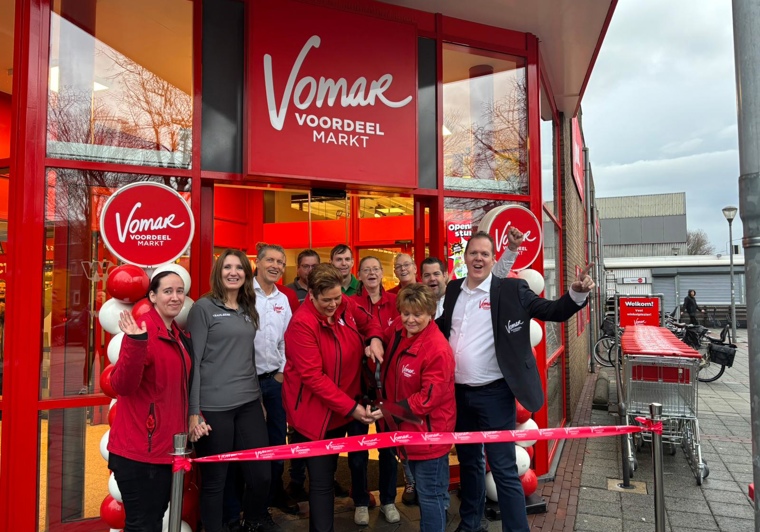 Vernieuwde Vomar Belgiëlaan Haarlem geopend