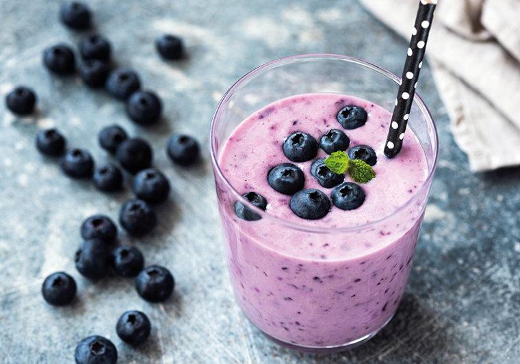 Blueberry smoothie