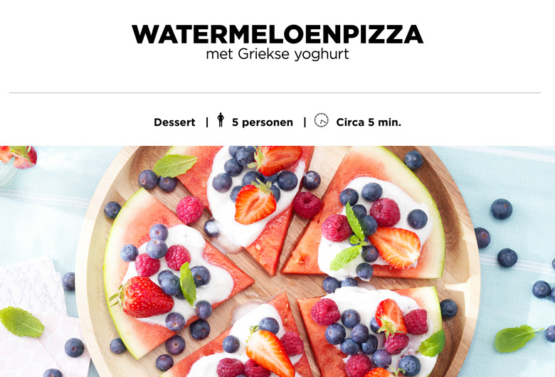 Watermeloenpizza