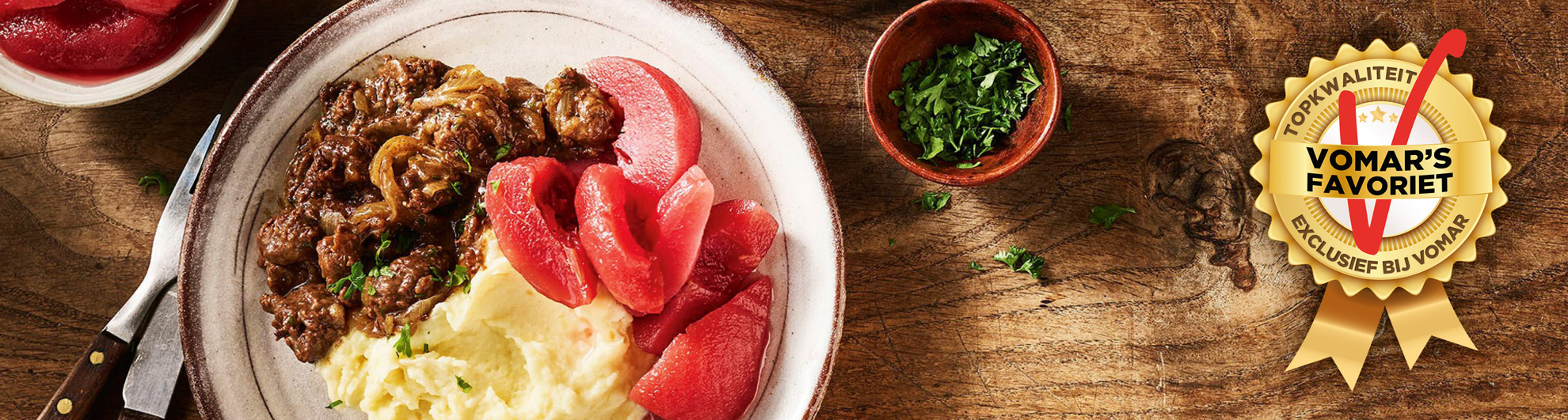 Vomar's favorieten hachee stoofpeer contentbanner
