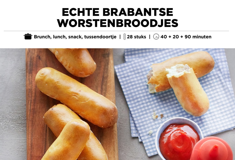 Echte Brabantse worstenbroodjes