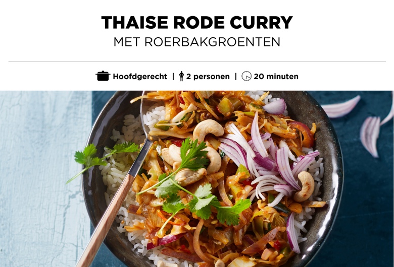 Thaise rode curry