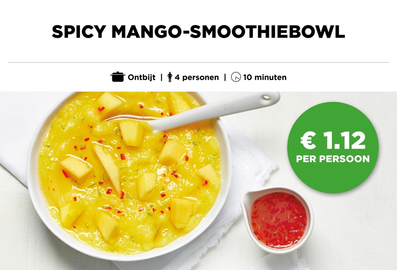 Spicy mango-smoothiebowl