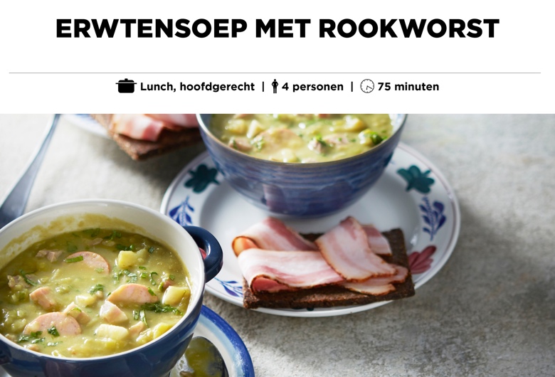 Erwtensoep basisrecept