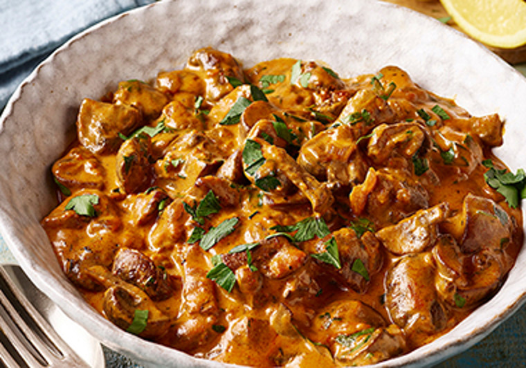 Champignons Stroganoff