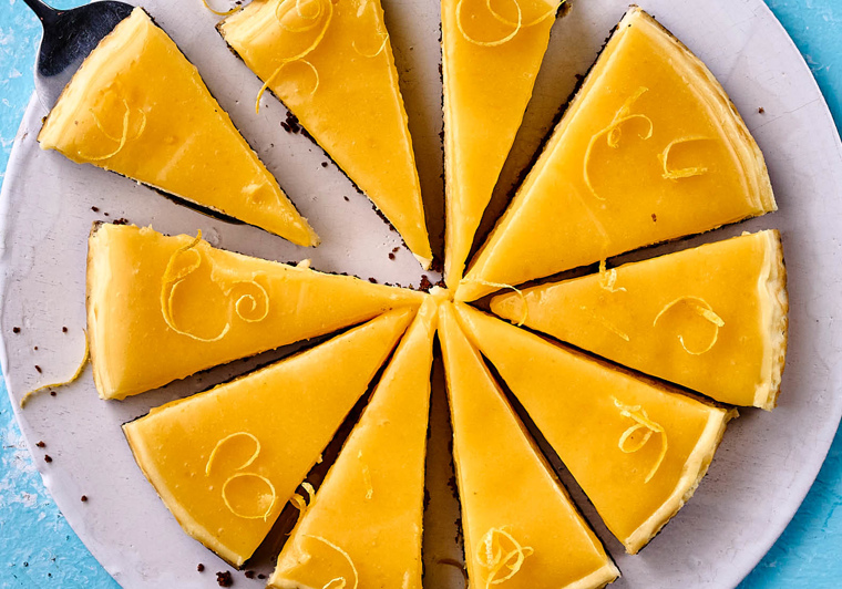 Lemoncurd- cheesecake