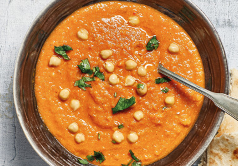 Pittige linzensoep