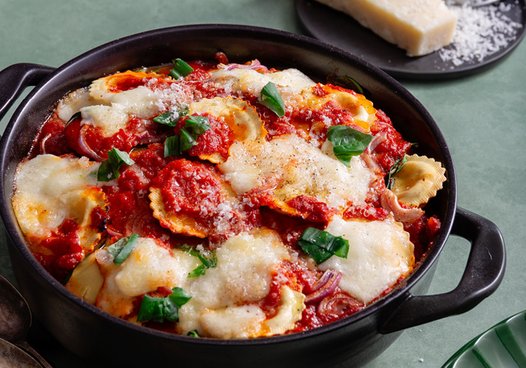 Ravioli uit de oven