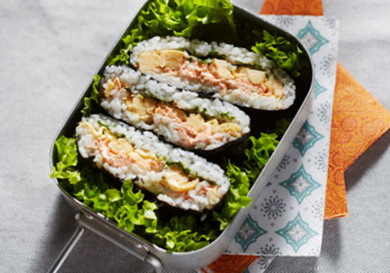 Japanse rijstsandwich