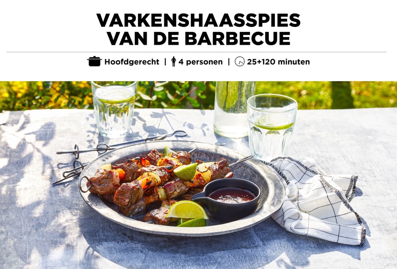 Varkenshaas van de barbecue