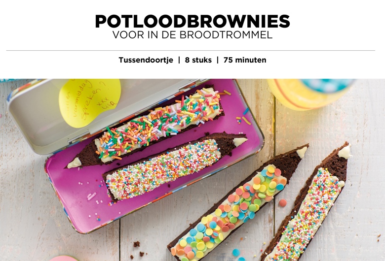 Potloodbrownies