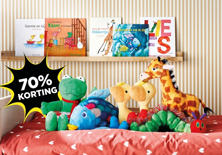 Spaar voor knuffels & voorleesboeken