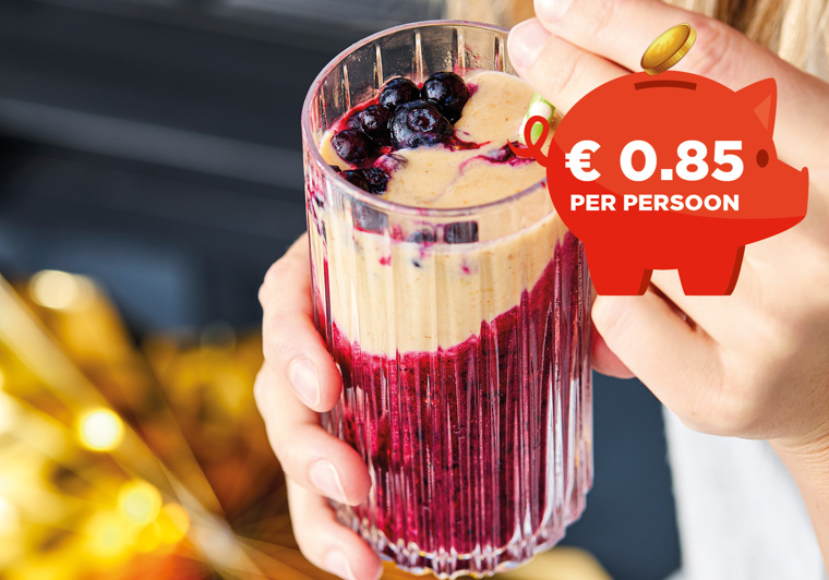 Tweekleuren-smoothie