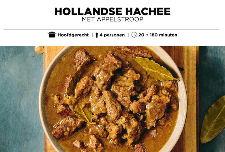 Hollandse hachee met appelstroop
