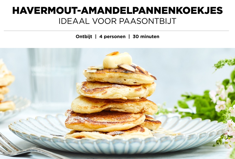 Havermout-amandelpannenkoekjes